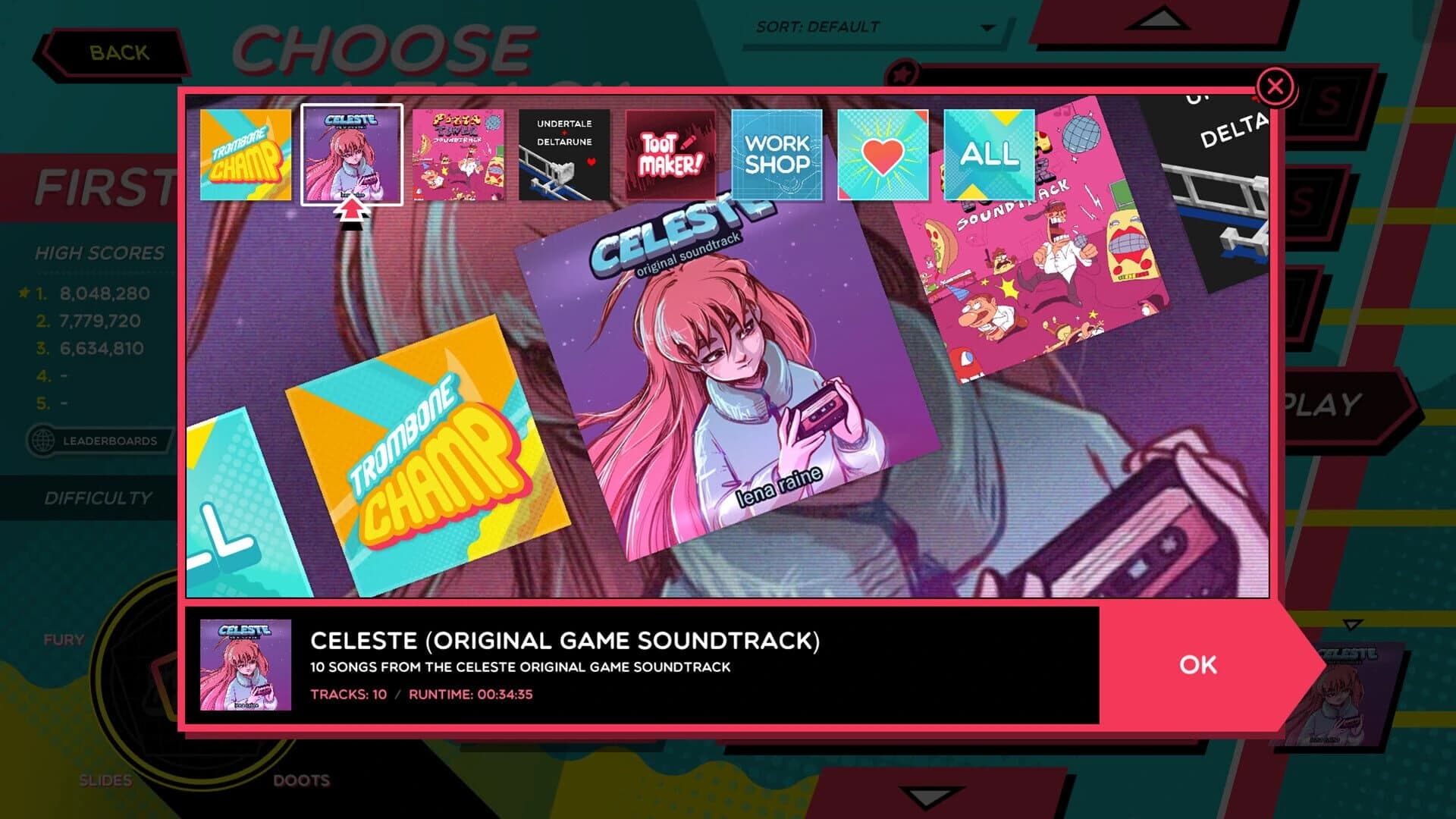 Trombone Champ: Celeste Song Pack screenshot 4