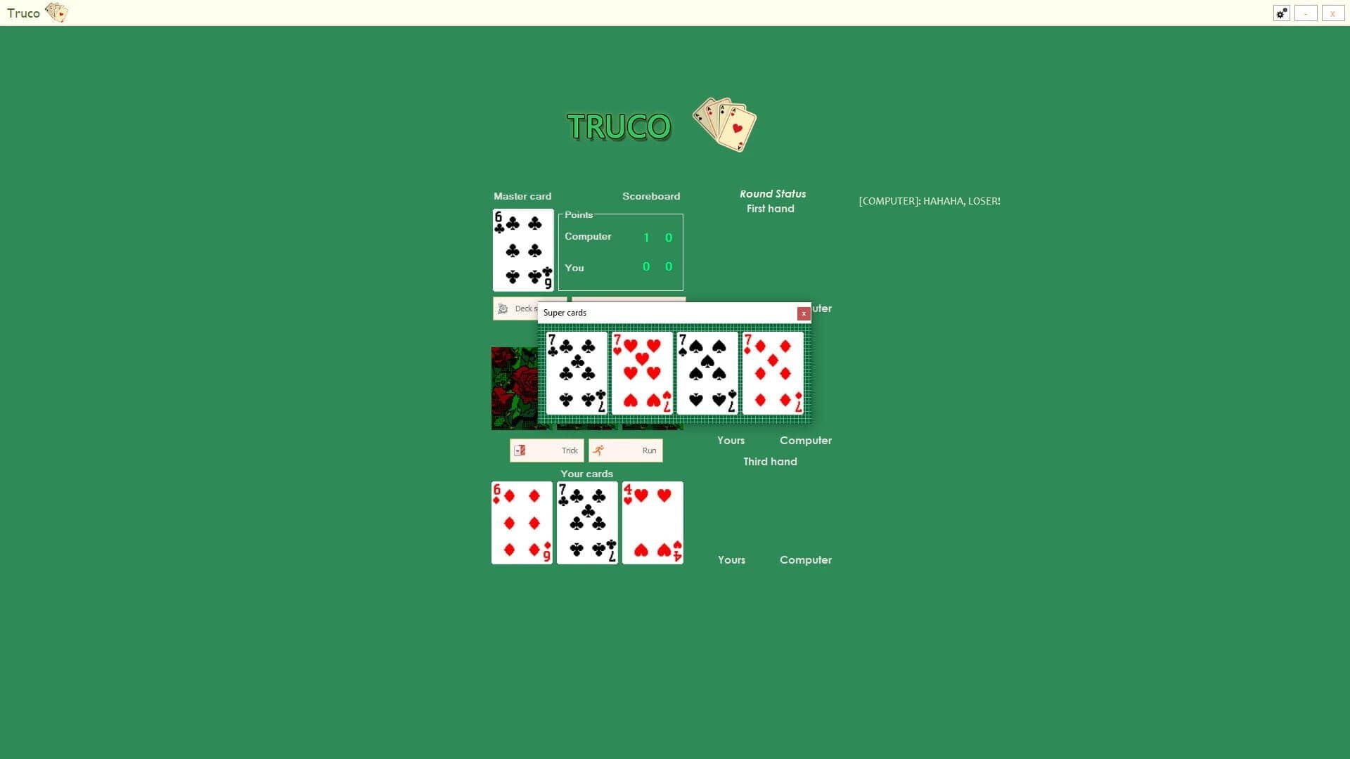 Truco screenshot 2