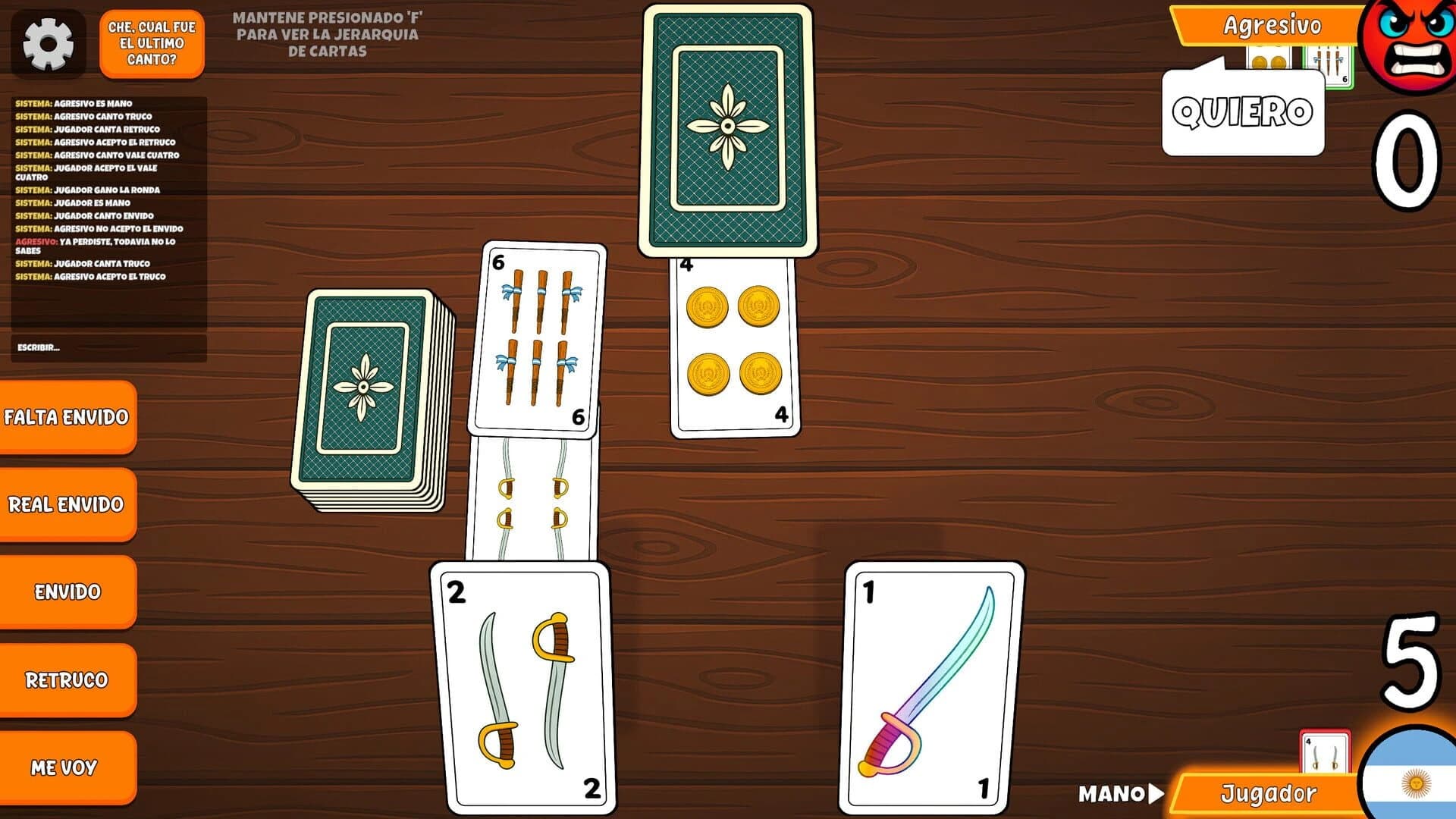 Truco Argentino screenshot 4