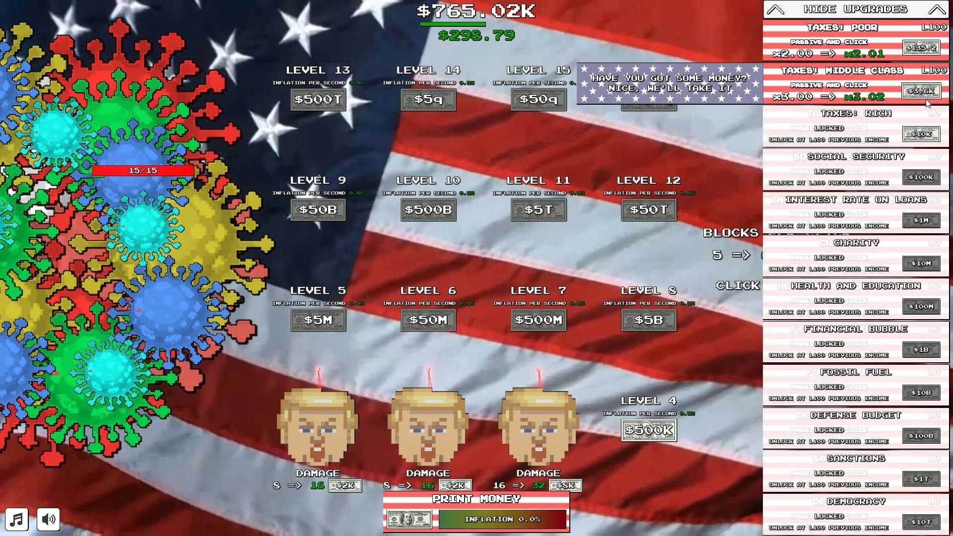 Trump vs. Covid: Save the World Clicker screenshot 5