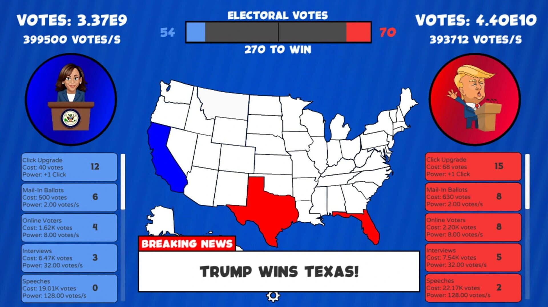 Trump vs Harris Clicker screenshot 3