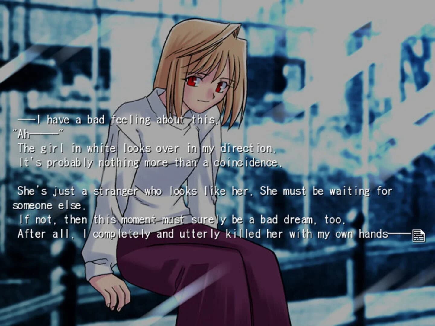 Tsukihime screenshot 1