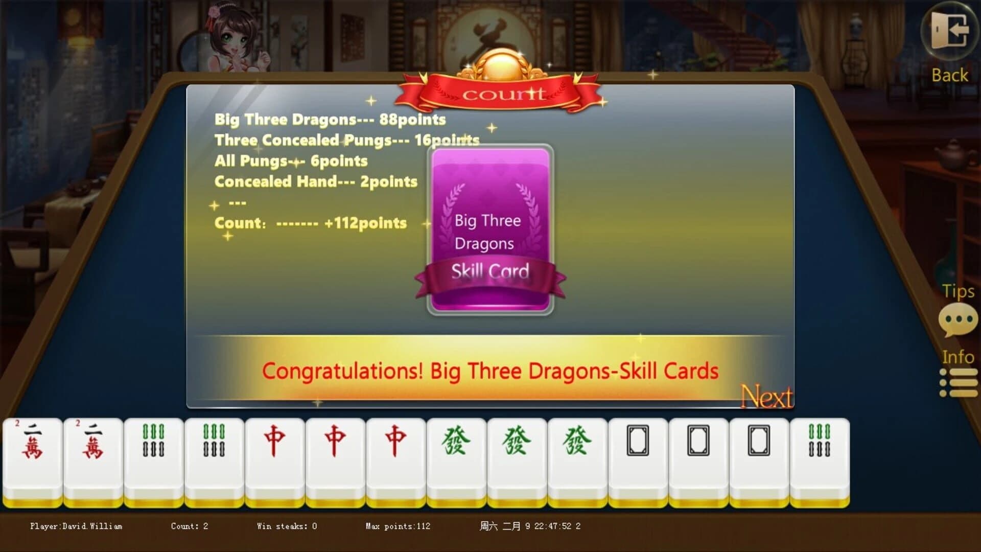 TwoPlay Mahjong screenshot 1