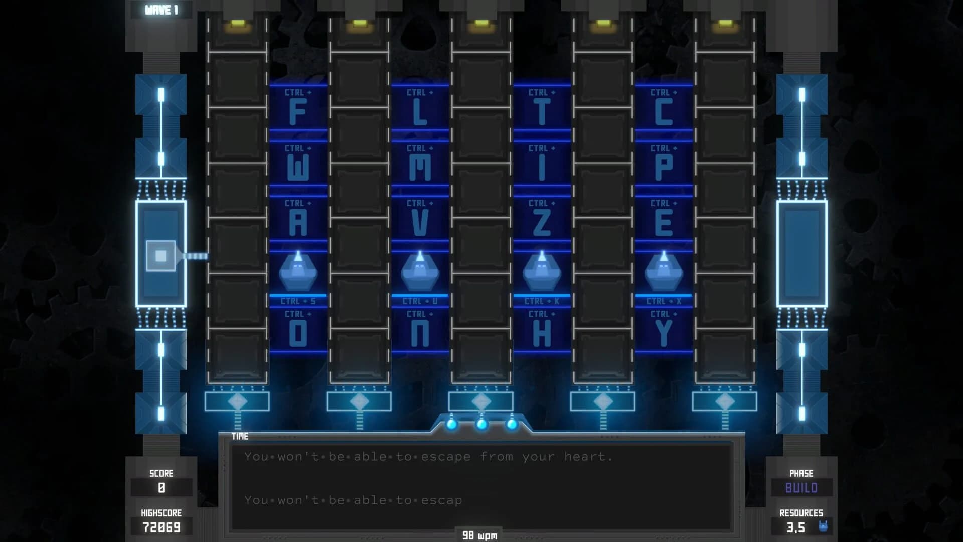 Tyfortress: Tactical Typing screenshot 3