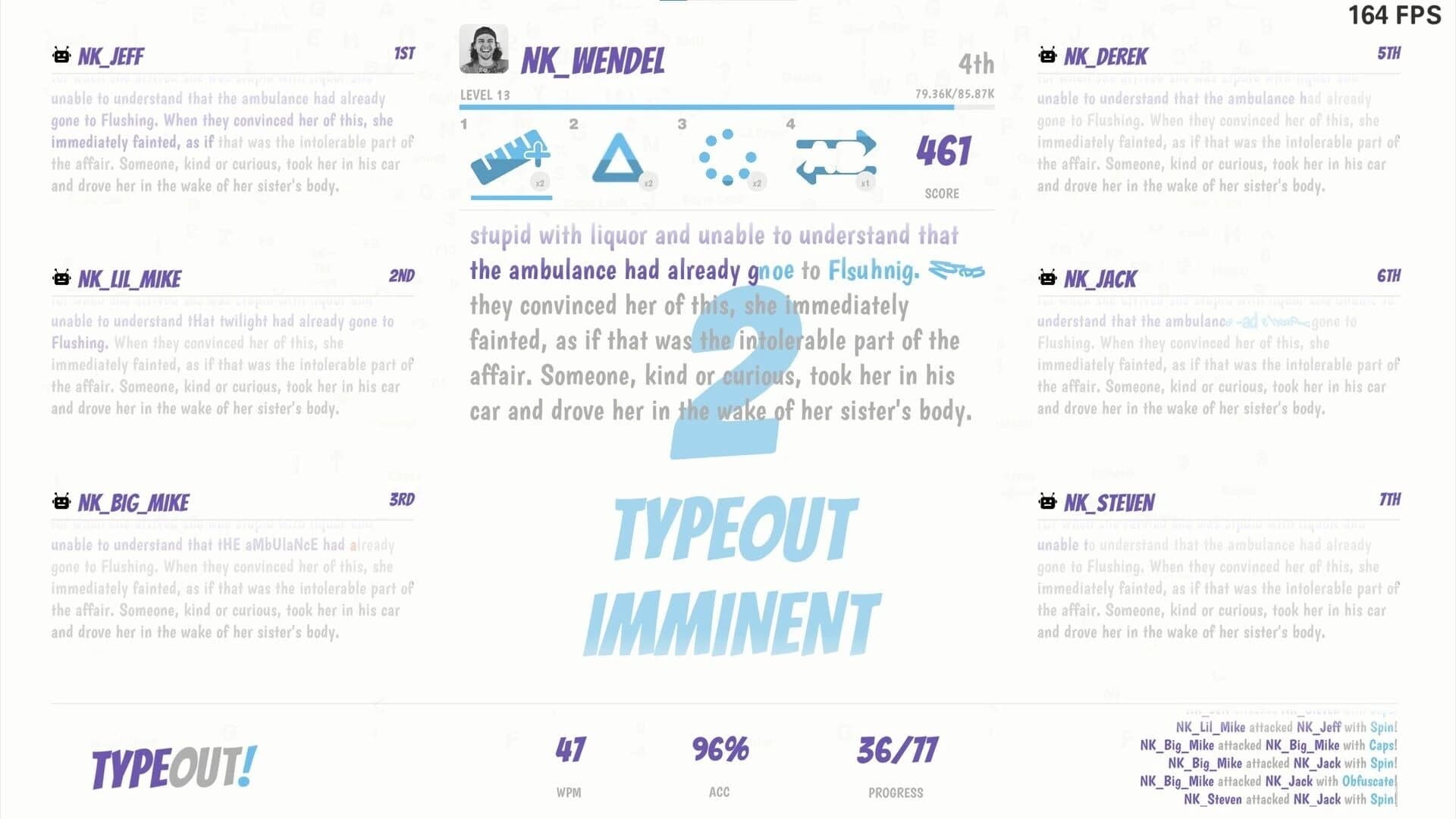 TypeOut screenshot 2