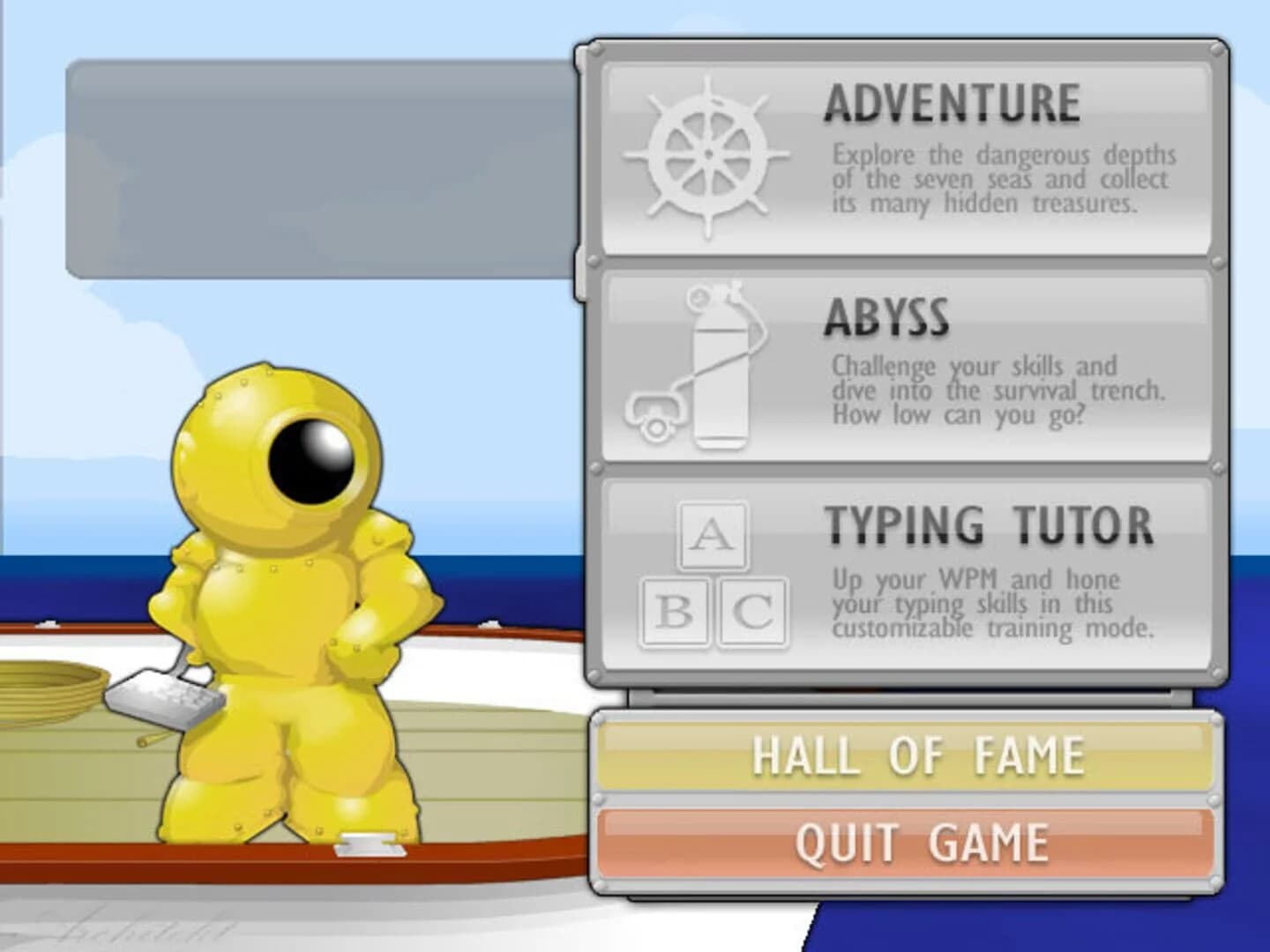 Typer Shark! Deluxe screenshot 1