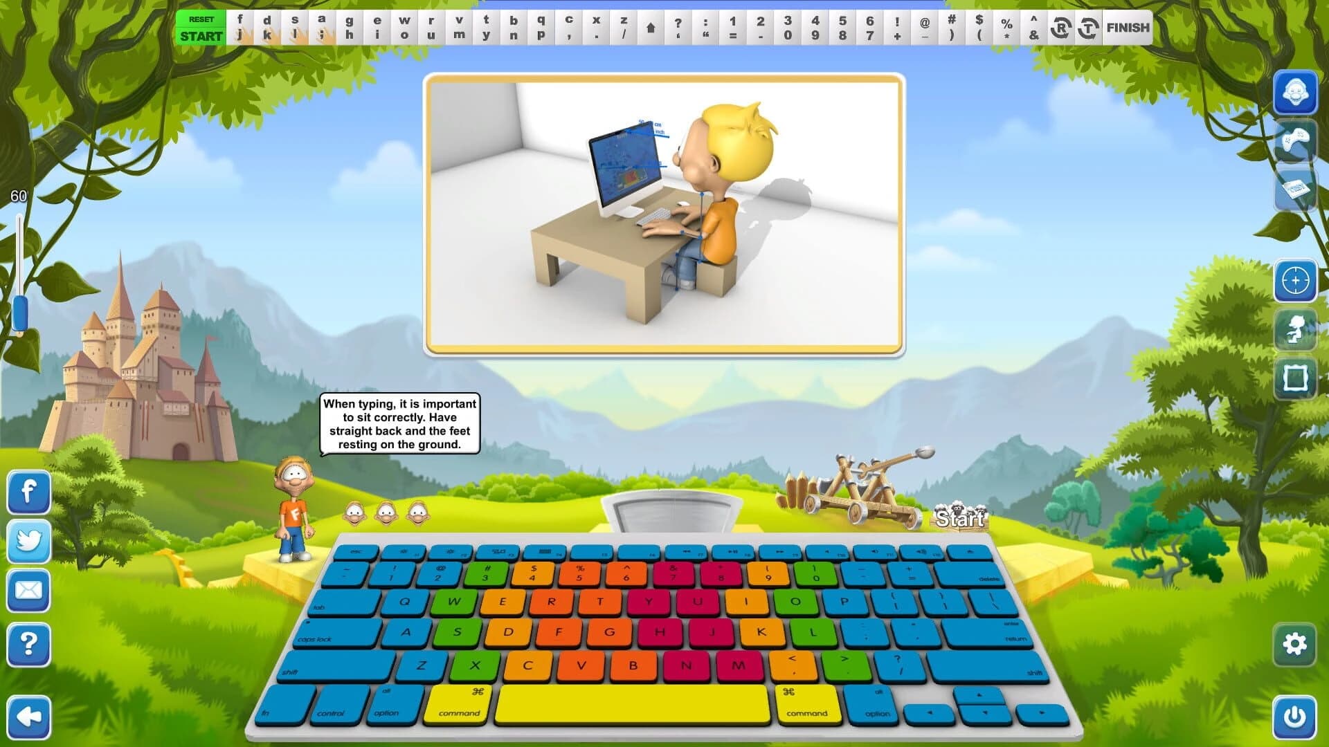 Typing Fingers screenshot 1