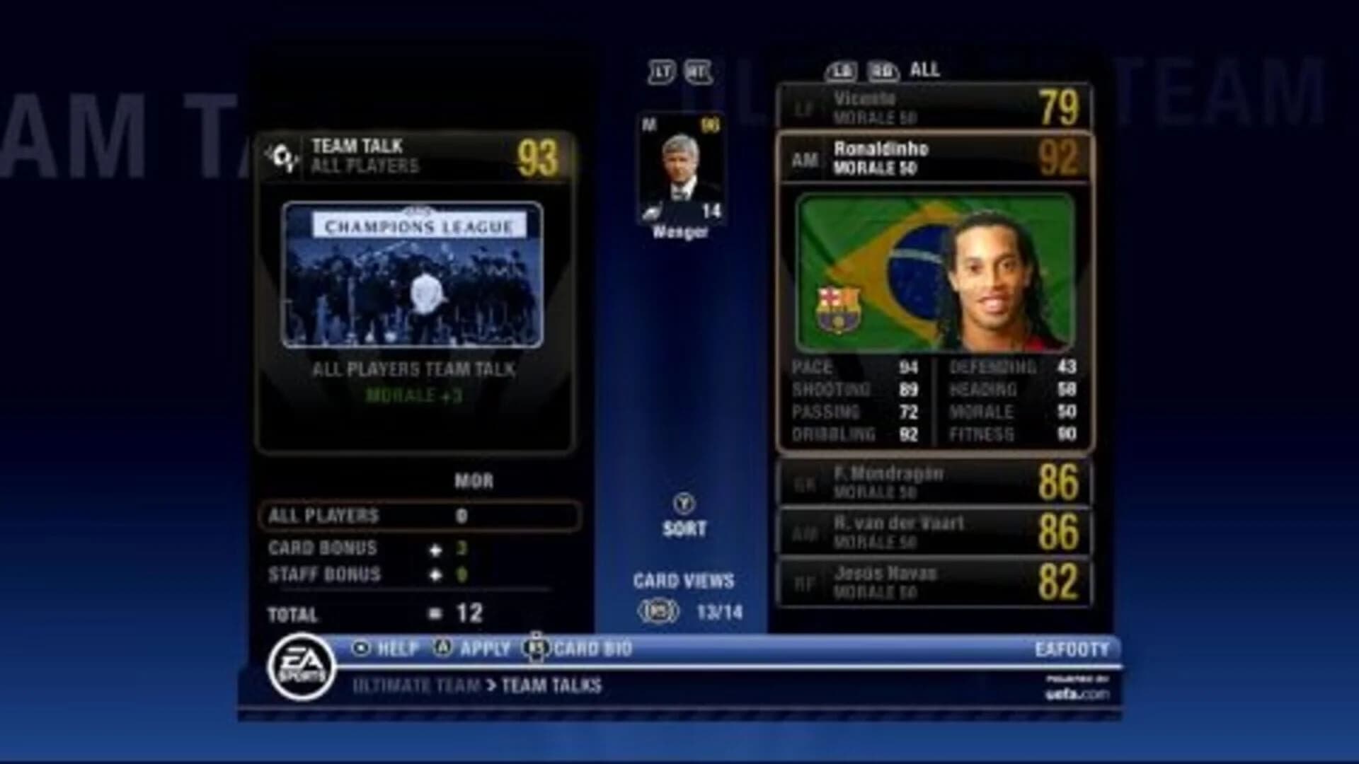 UEFA Champions League 2006–2007 screenshot 1