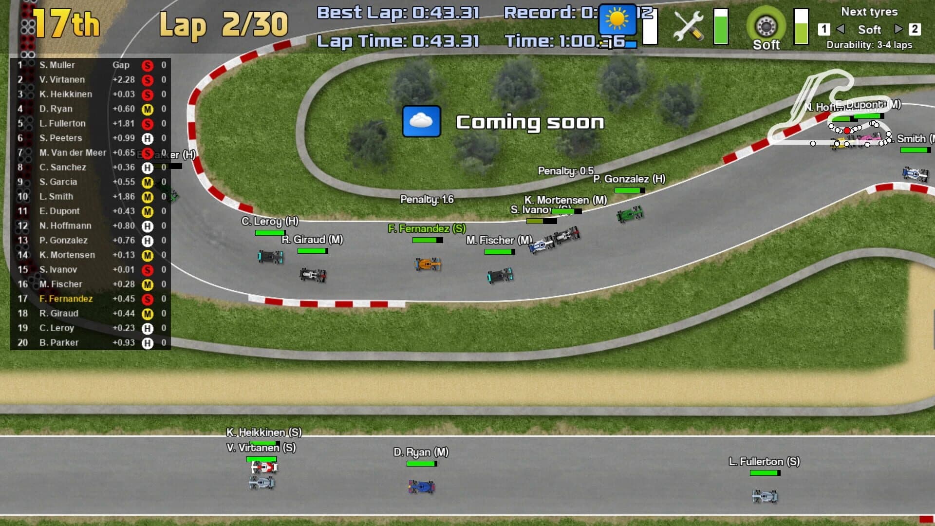Ultimate Racing 2D 2 screenshot 2