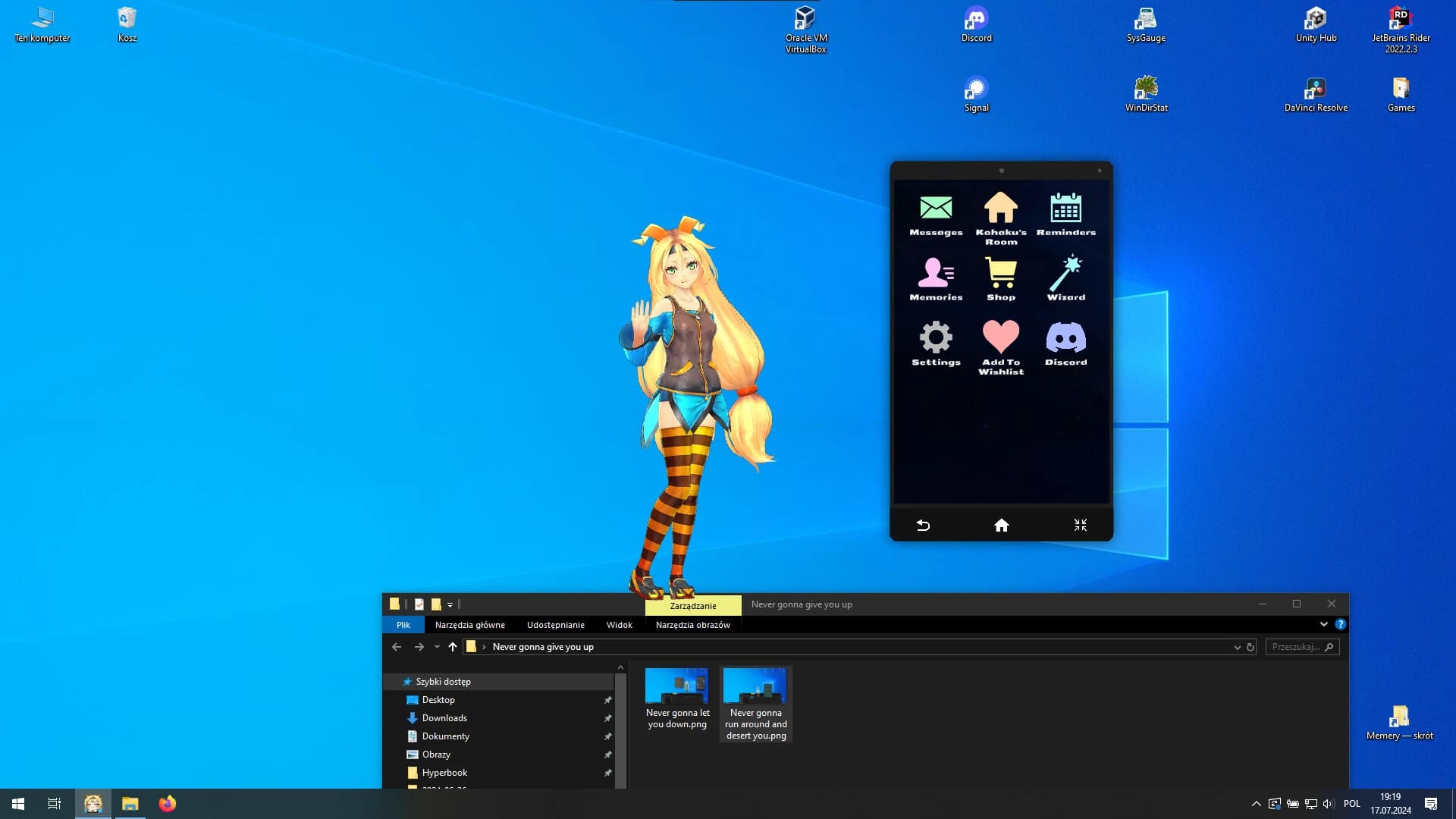 Unity-Chan: Desktop Companion screenshot 6