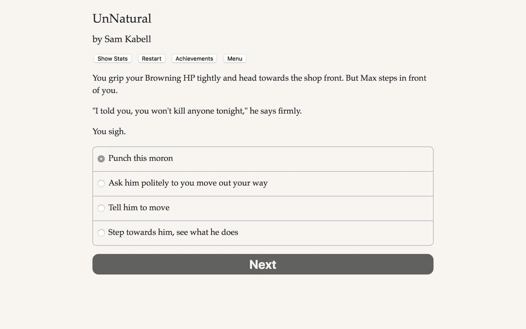 Unnatural screenshot 4