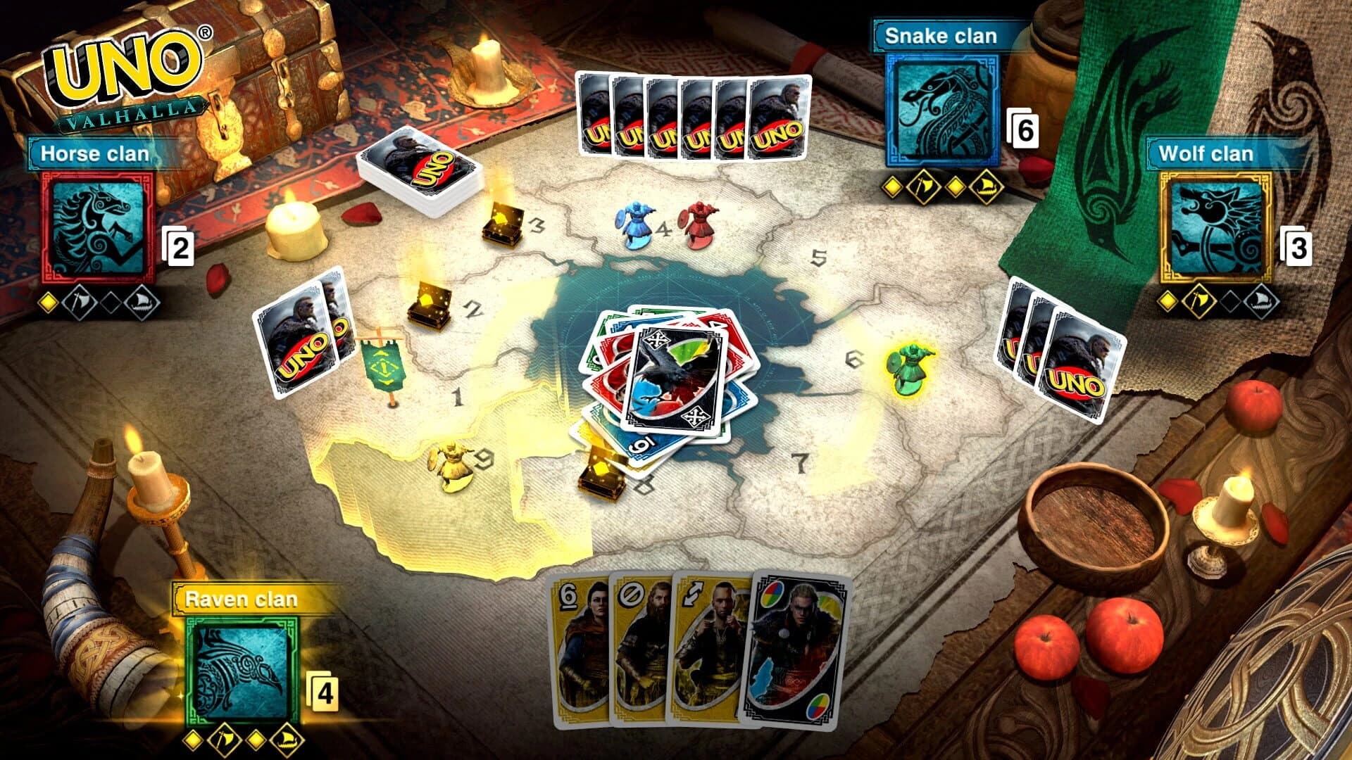 Uno: Assassin's Creed Valhalla Theme Cards screenshot 3