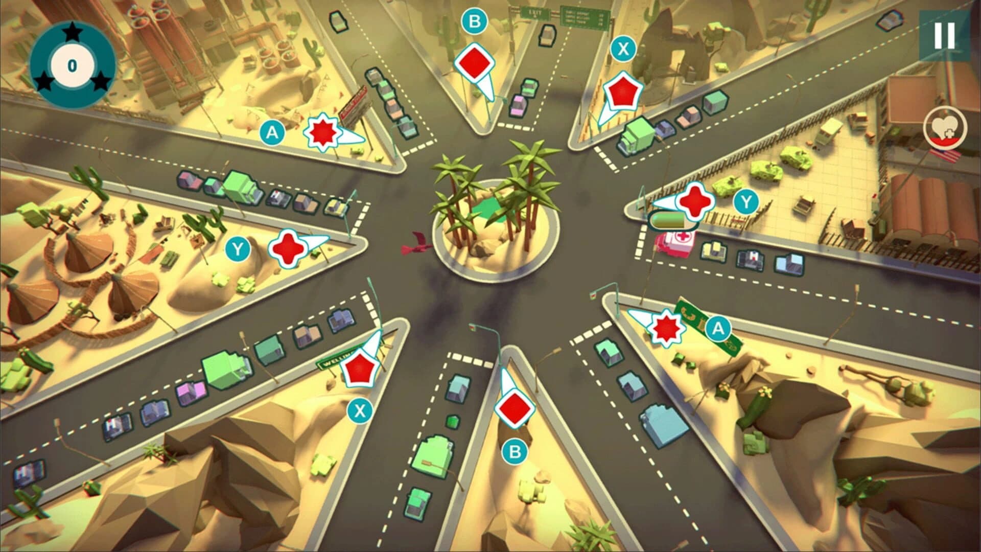 Urban Flow Chaos Control screenshot 1