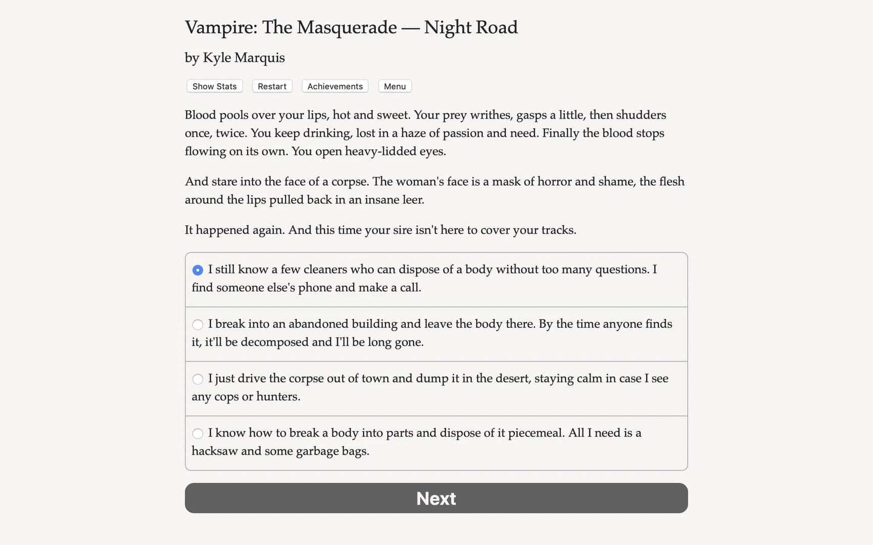 Vampire: The Masquerade - Night Road screenshot 4
