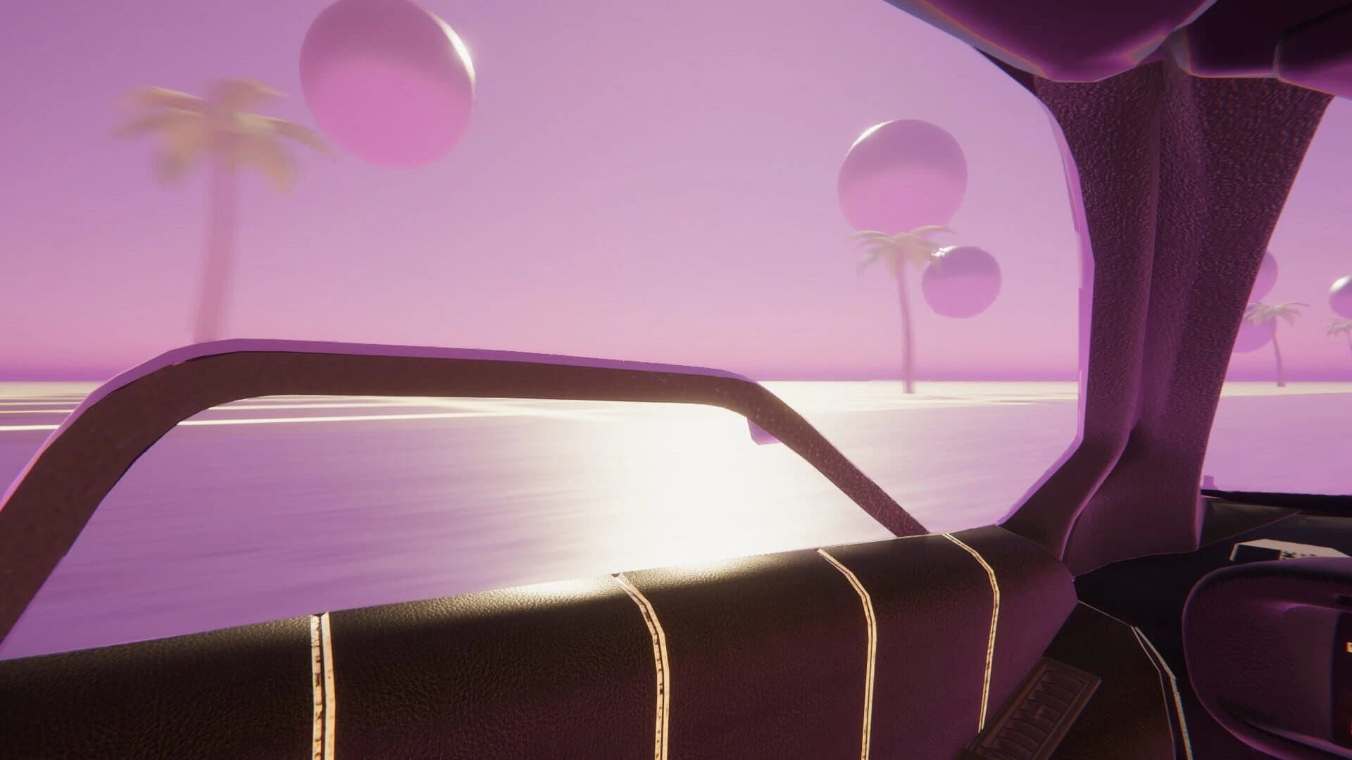 Vaporwave Road VR screenshot 4