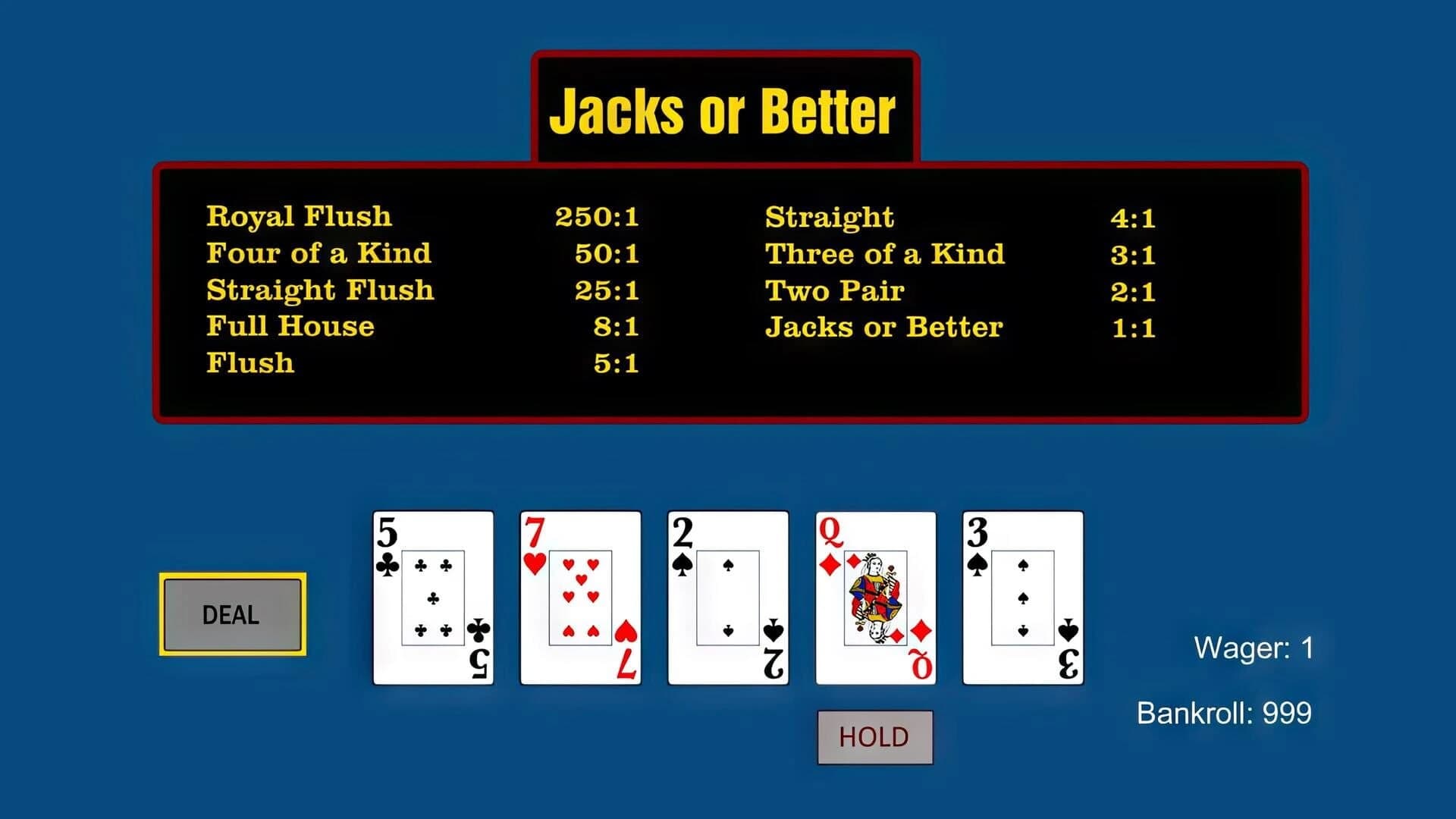 Video Poker screenshot 3