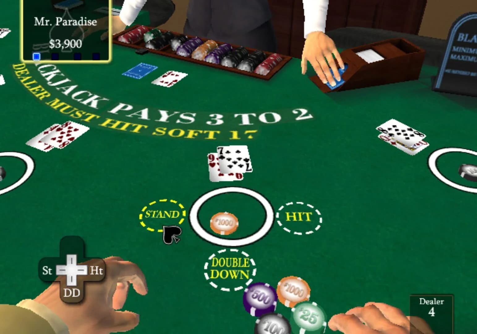 VIP Casino Blackjack screenshot 2