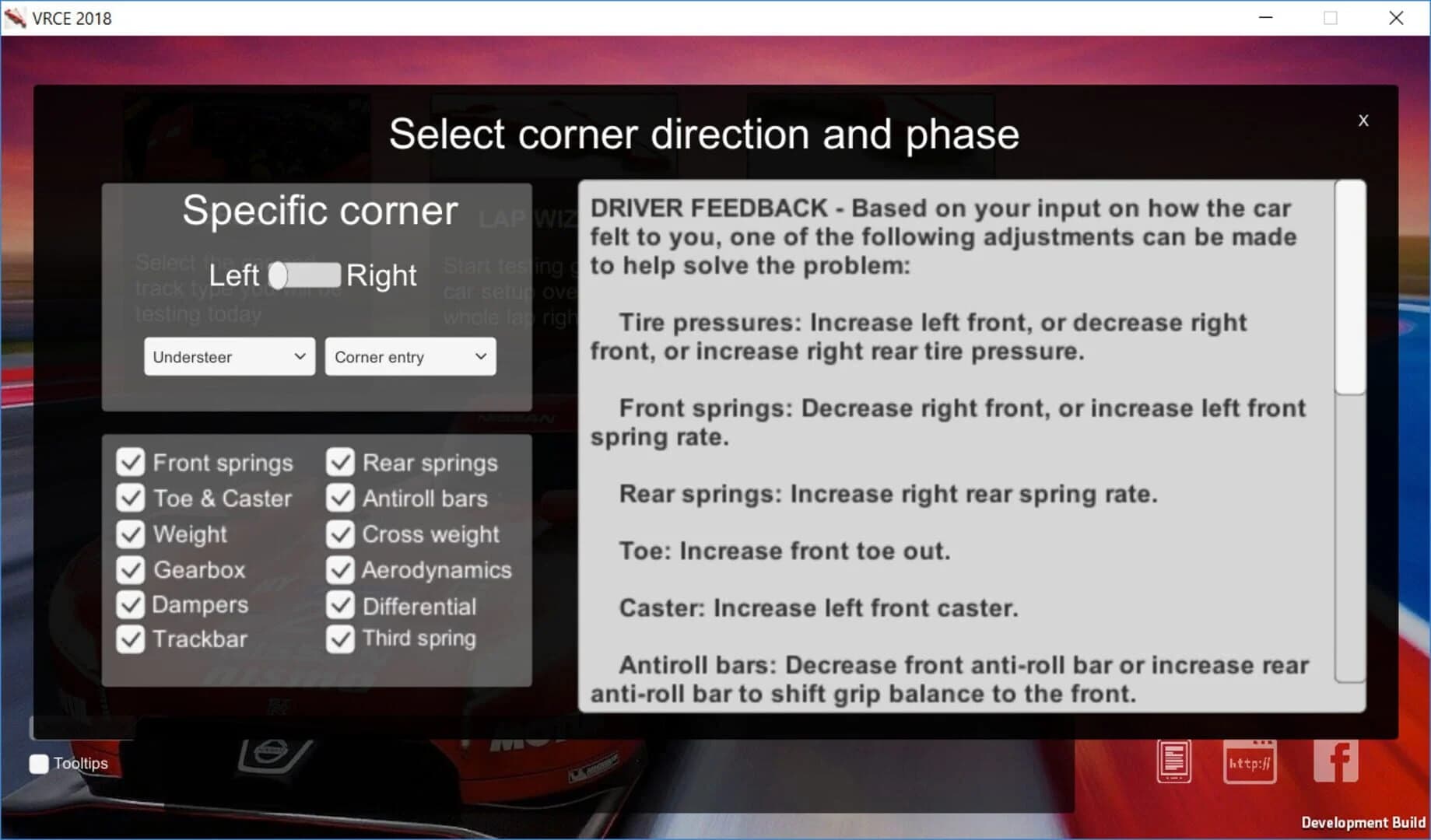 Virtual Race Car Engineer 2018 screenshot 4