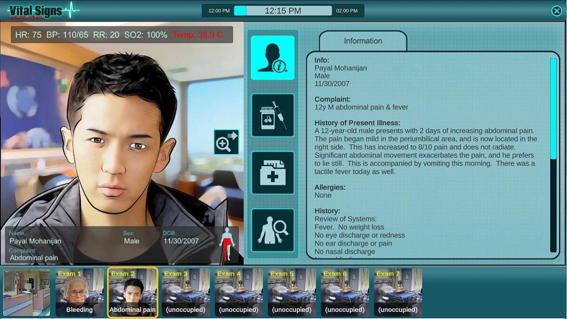 Vital Signs: Emergency Department screenshot 5