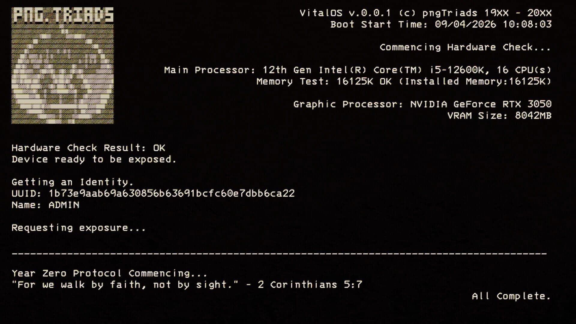 Vitalis screenshot 1