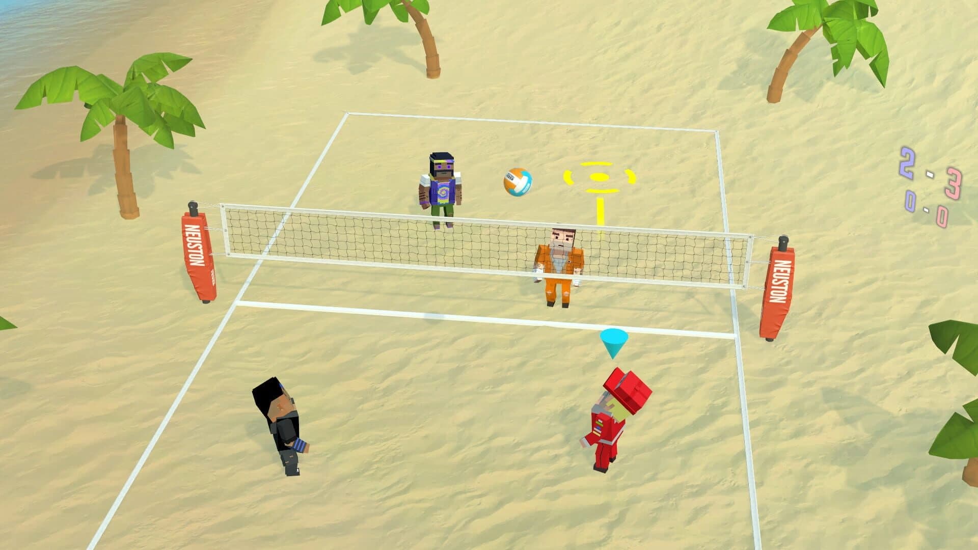 Volleyball Fever Flat screenshot 1