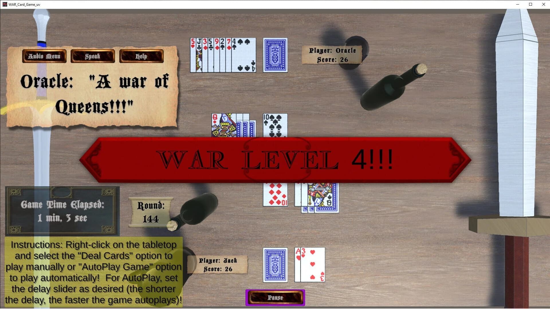 War Card Game_uvr screenshot 5