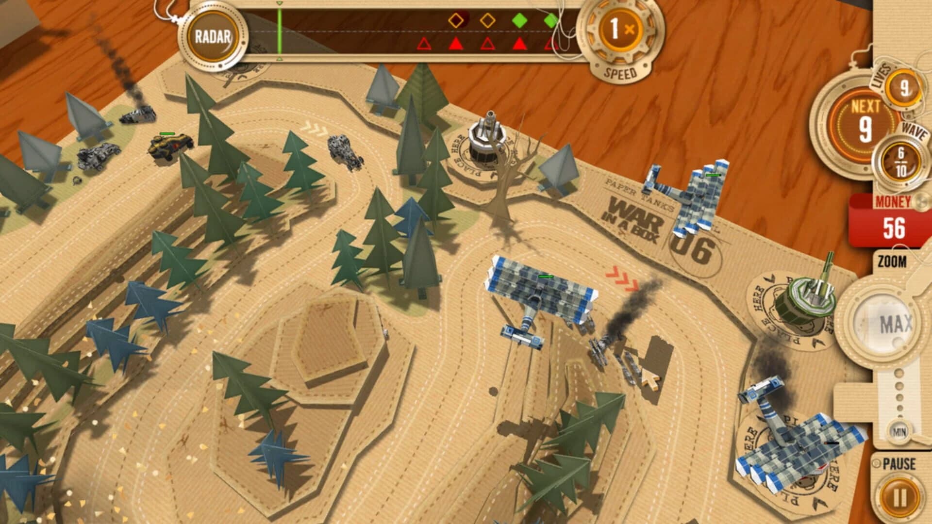 War in a Box: Paper Tanks screenshot 1