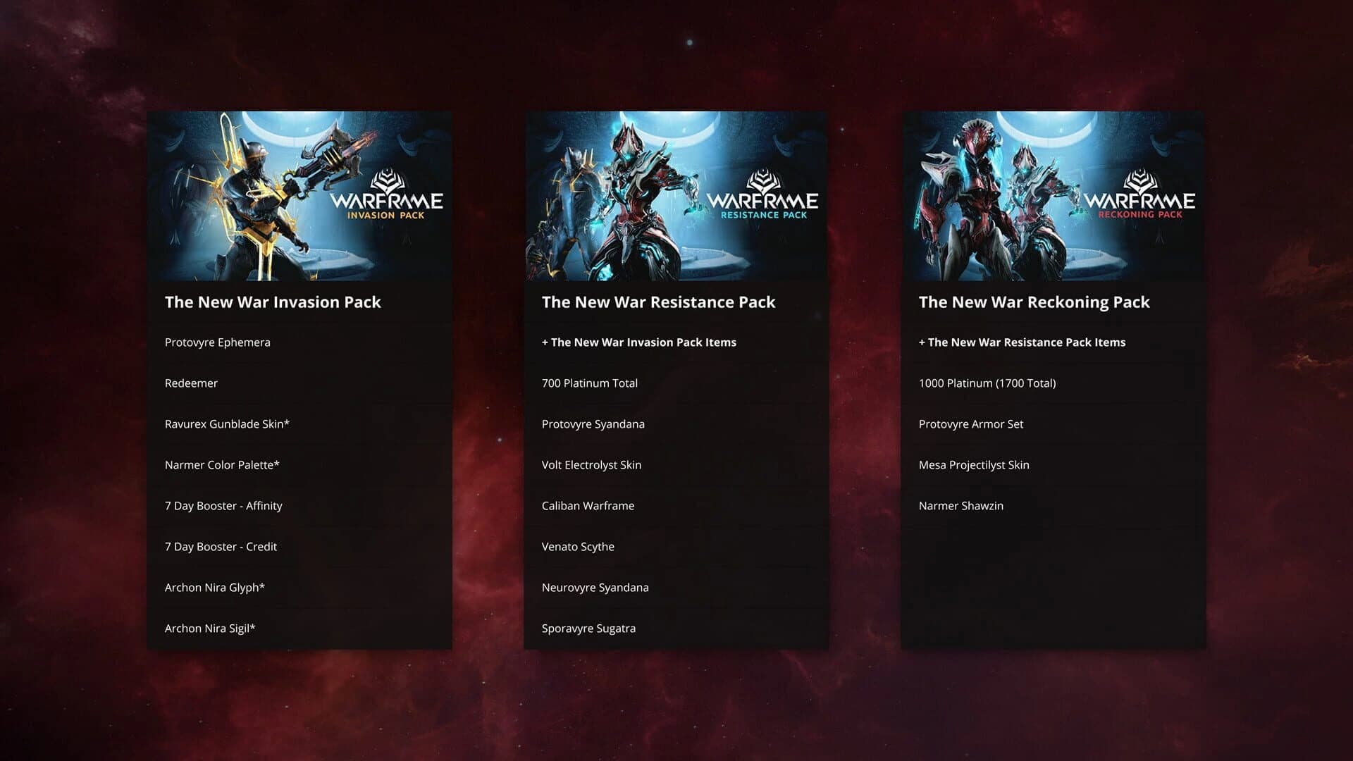Warframe: The New War - Reckoning Pack screenshot 1