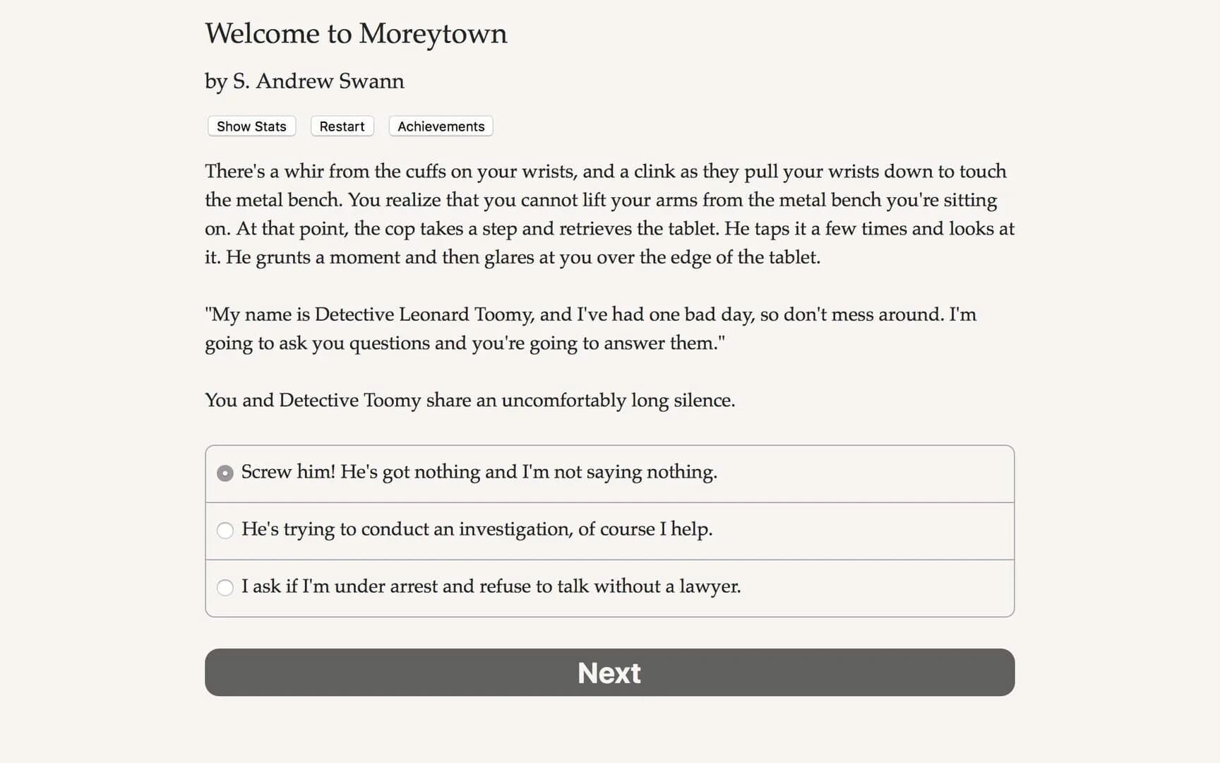 Welcome to Moreytown screenshot 2