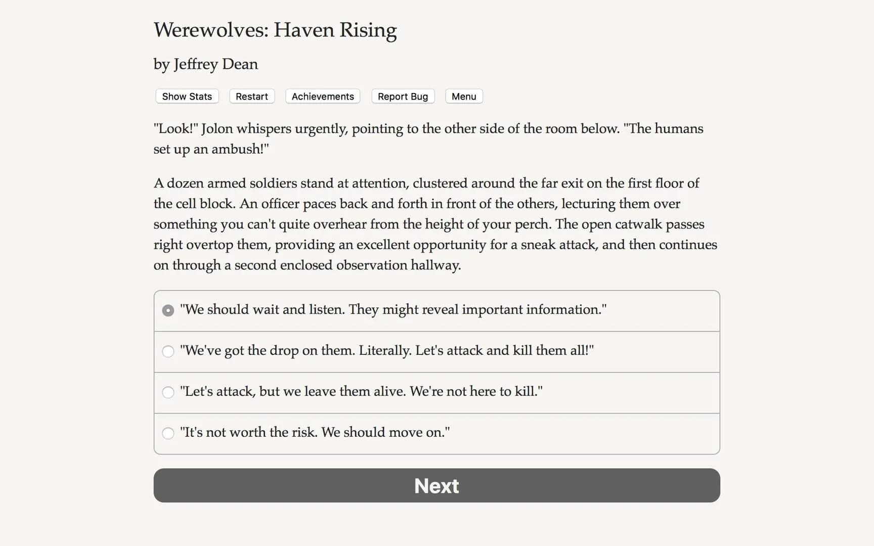 Werewolves: Haven Rising screenshot 1