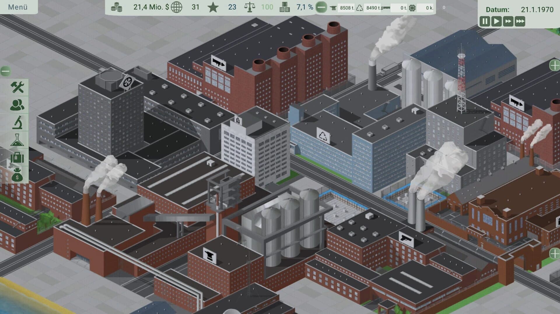Werner Waffenwerke: Arms Tycoon screenshot 1