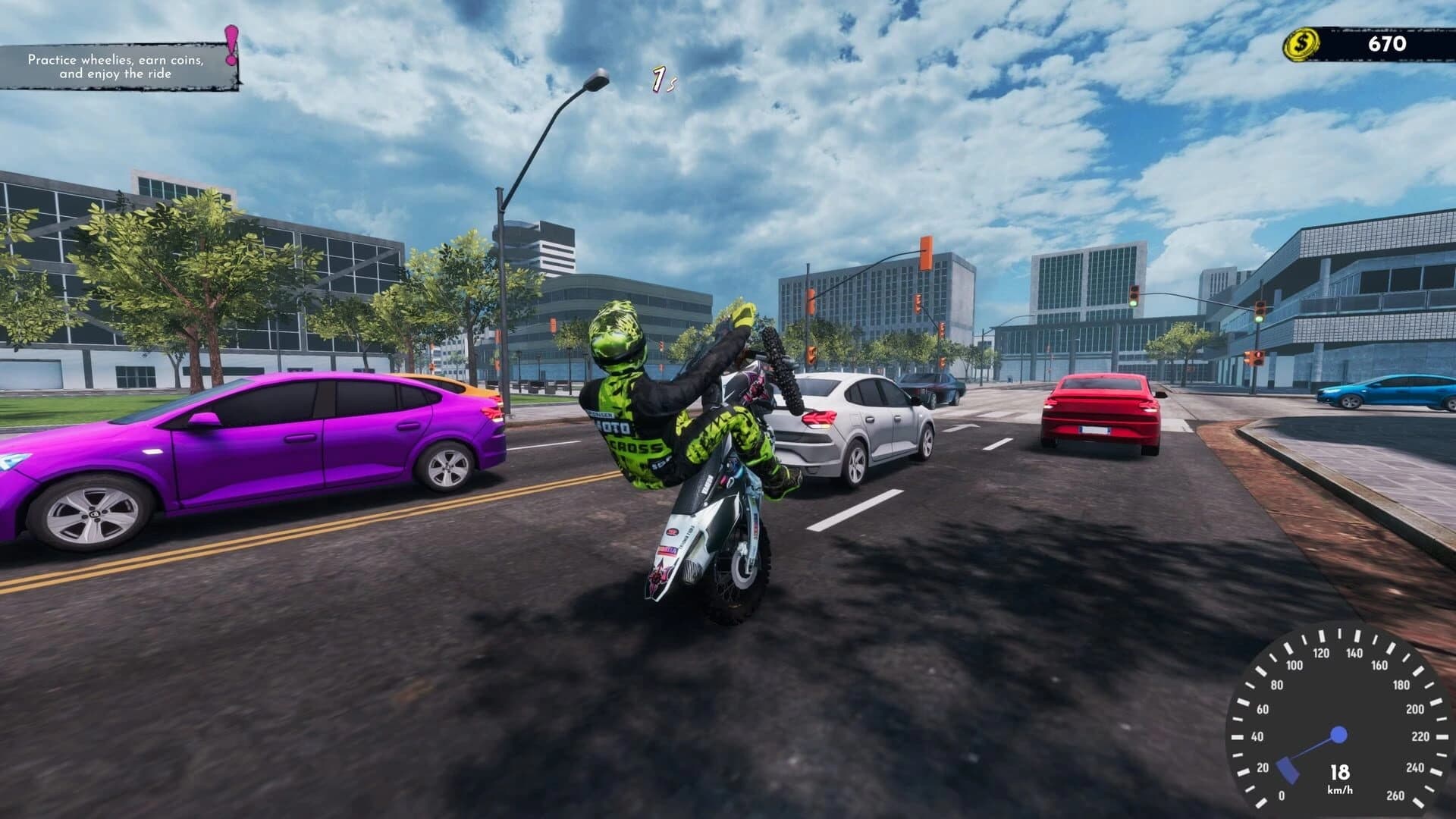 Wheelie Life Simulator screenshot 1