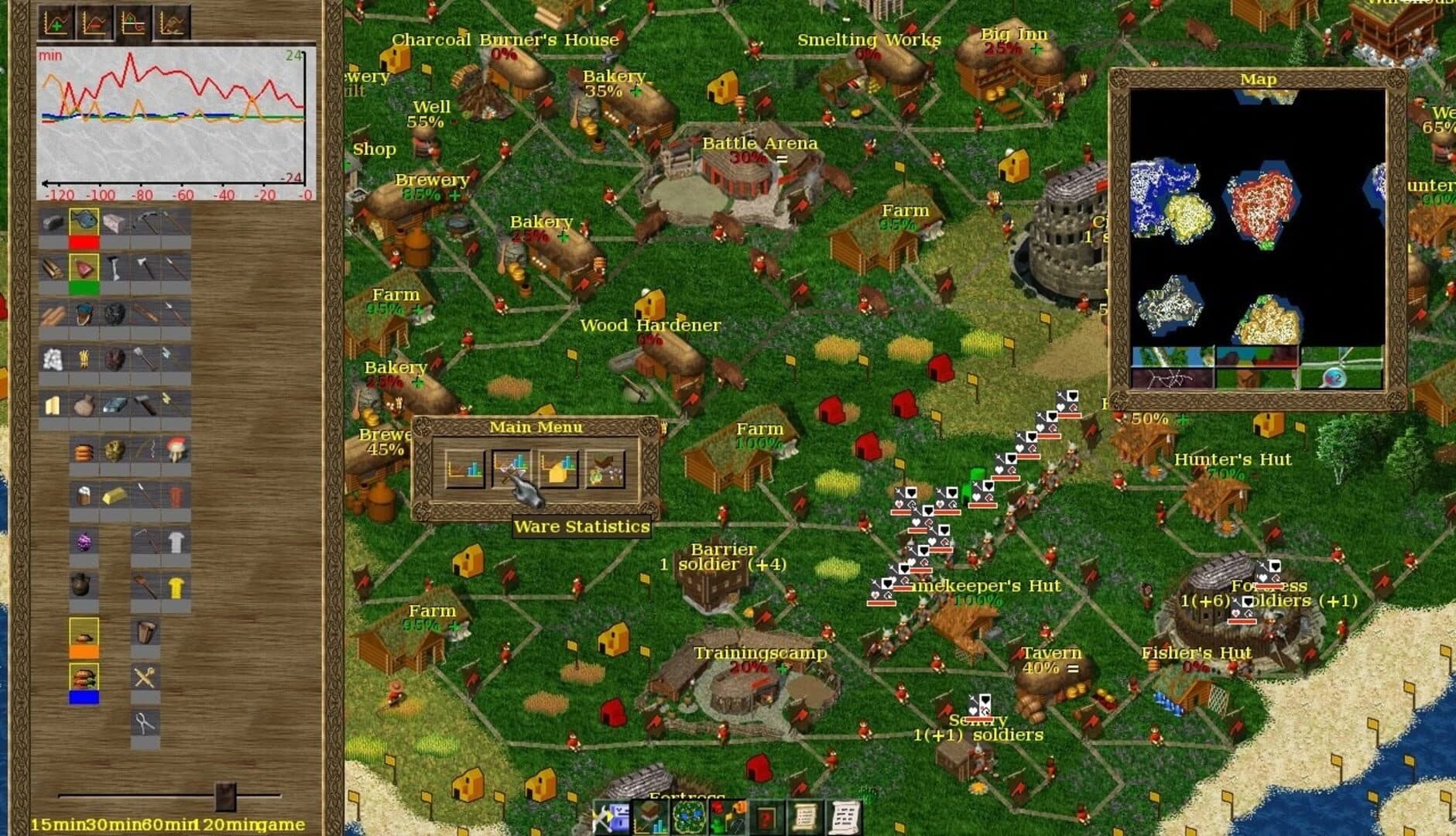 Widelands screenshot 4