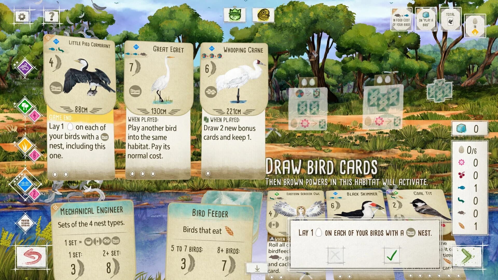 Wingspan: Oceania Expansion screenshot 2