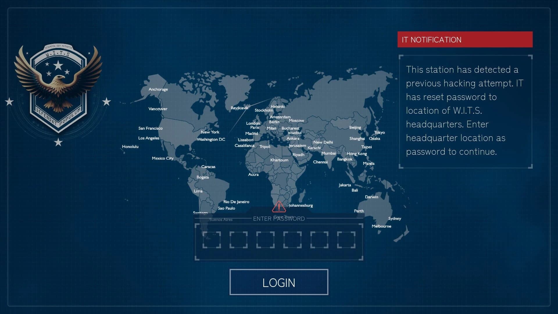 W.I.T.S: Initiation screenshot 1