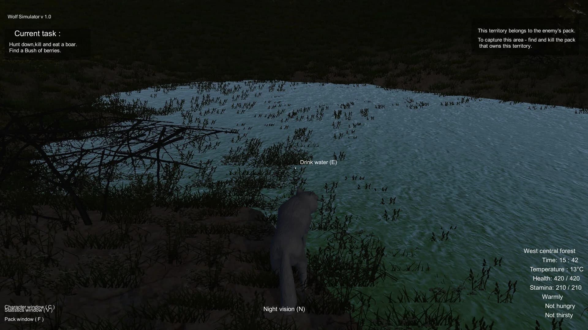 Wolf Simulator screenshot 2