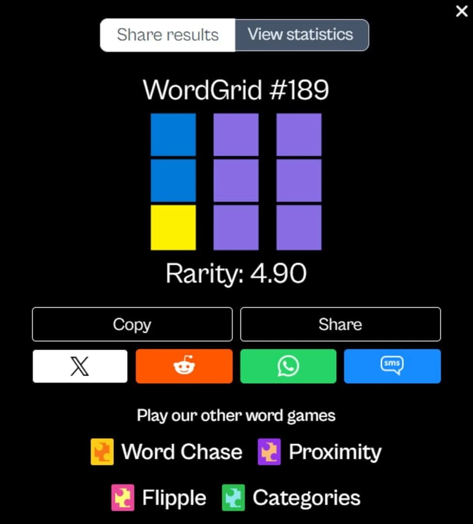 Word Grid screenshot 2
