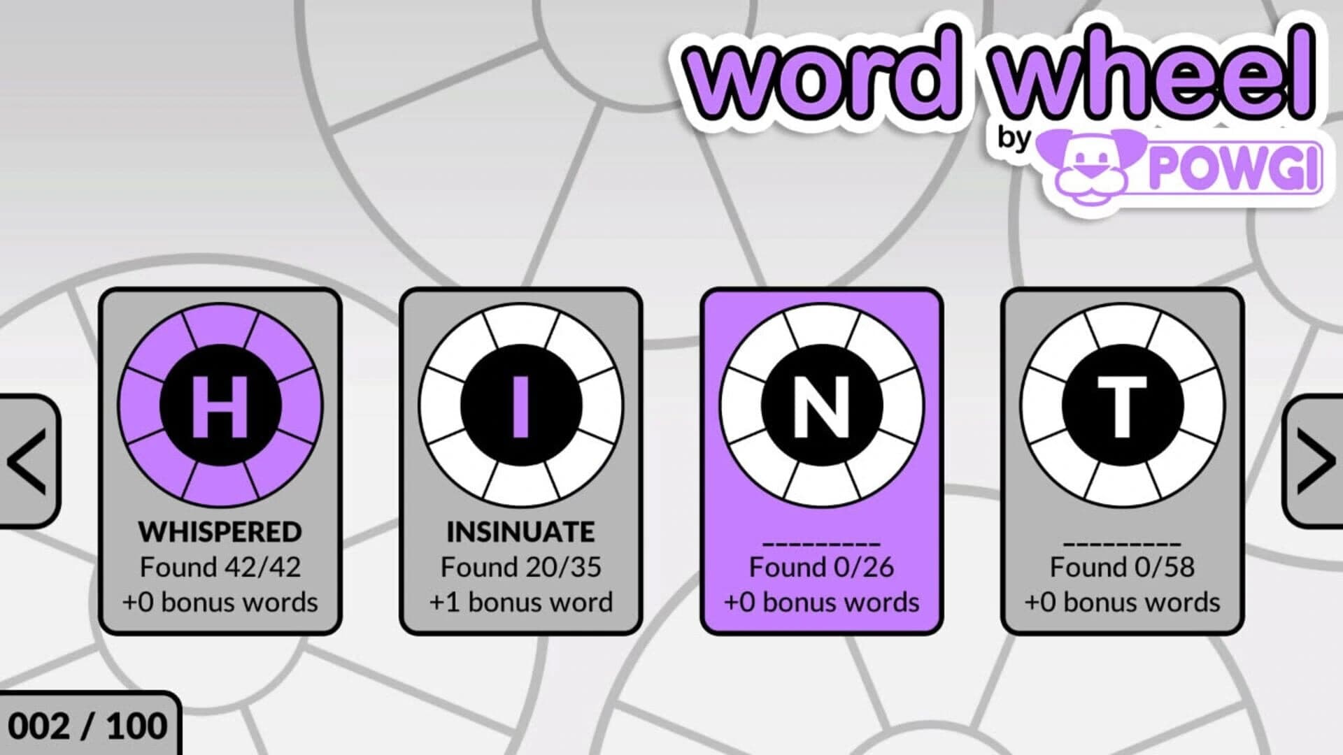 Word Wheel by Powgi screenshot 3
