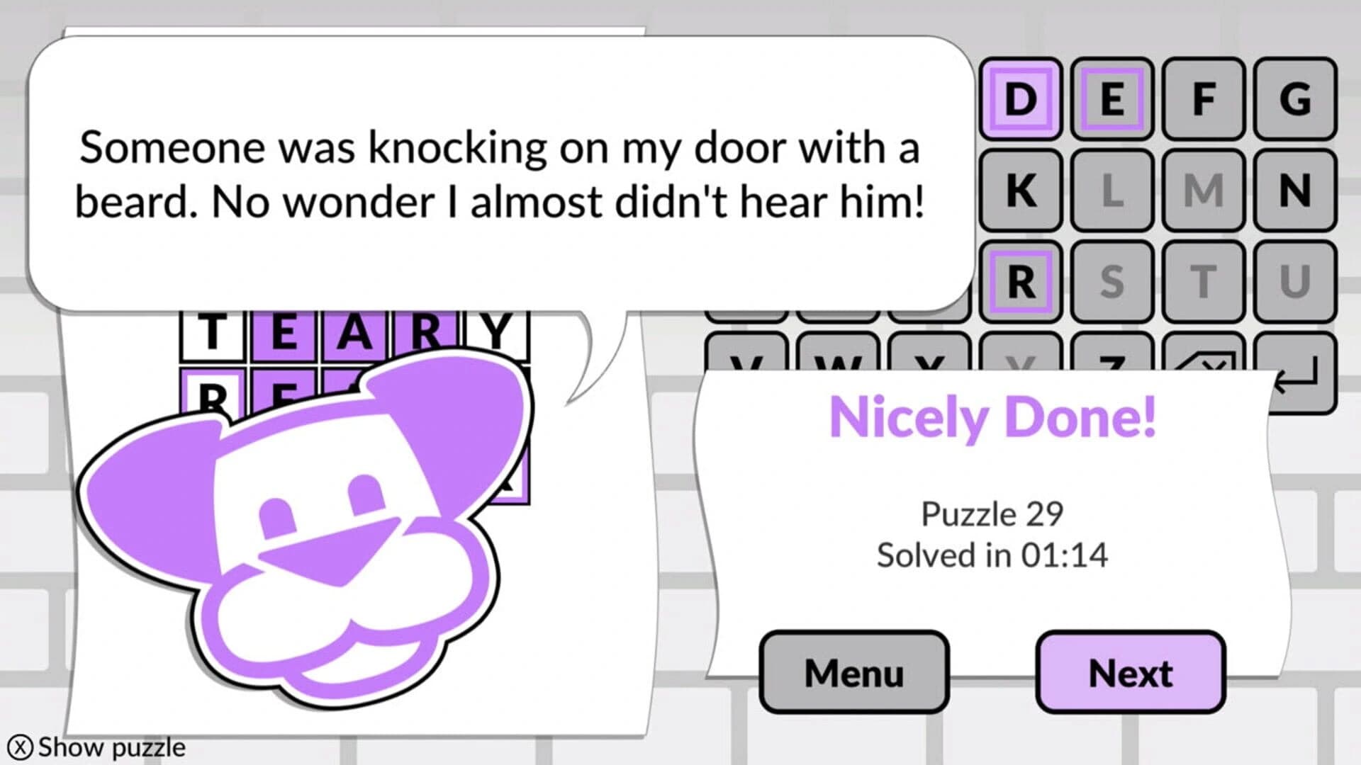Wordbreaker by Powgi screenshot 2