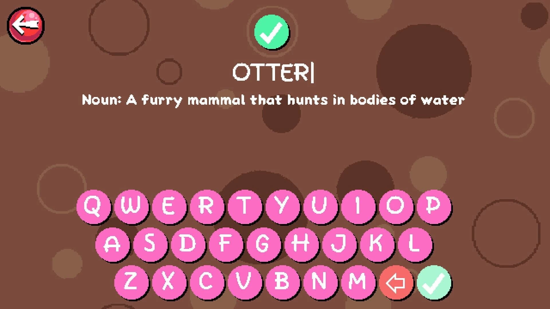 Wordscoop with Gelato the Otter screenshot 2