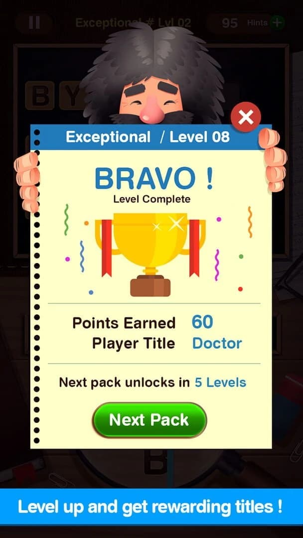 Wordstine - Anagram Word Game screenshot 2