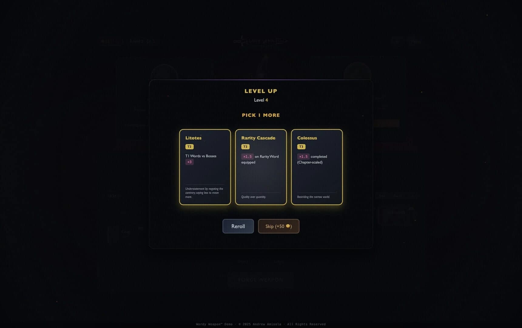 Wordy Weapon screenshot 4
