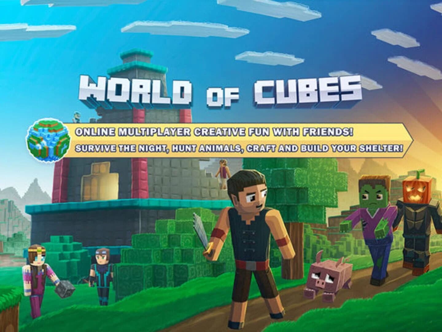 World of Cubes Survival Craft screenshot 4