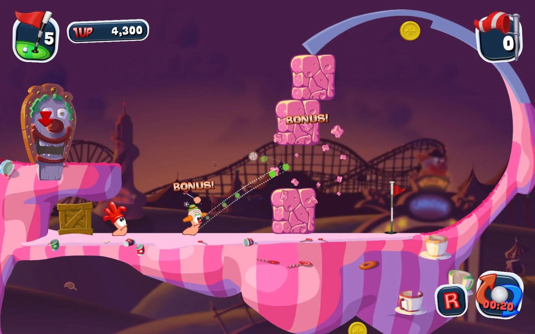 Worms Crazy Golf screenshot 5