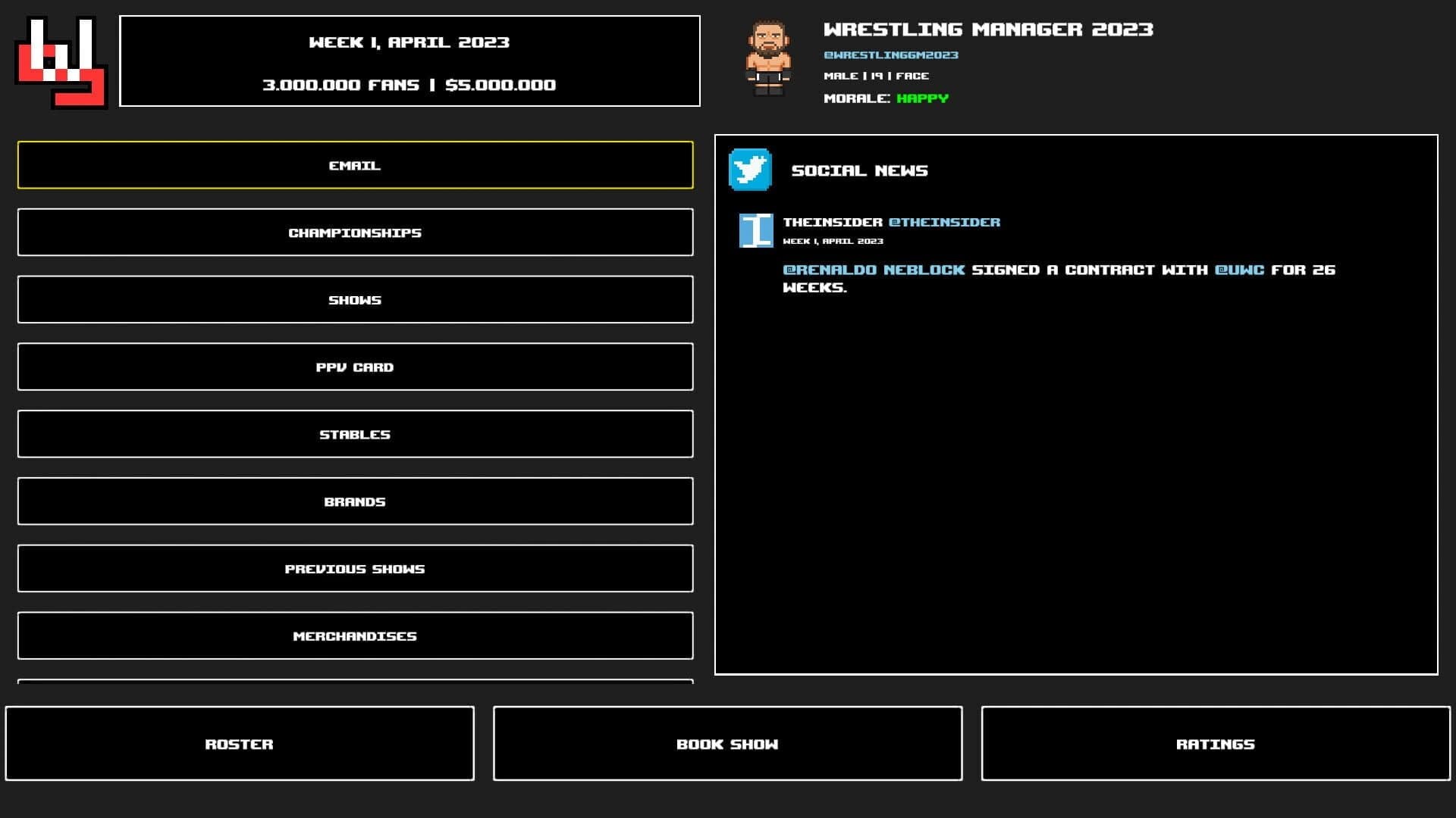 Wrestling Manager 2023 screenshot 4