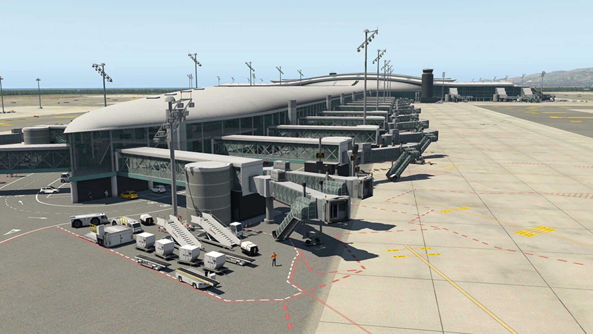 X-Plane 11: Aerosoft Airport Barcelona screenshot 1