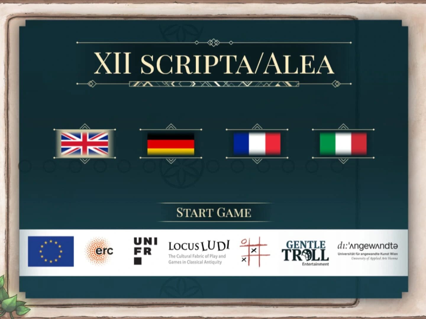 XII Scripta/Alea screenshot 1