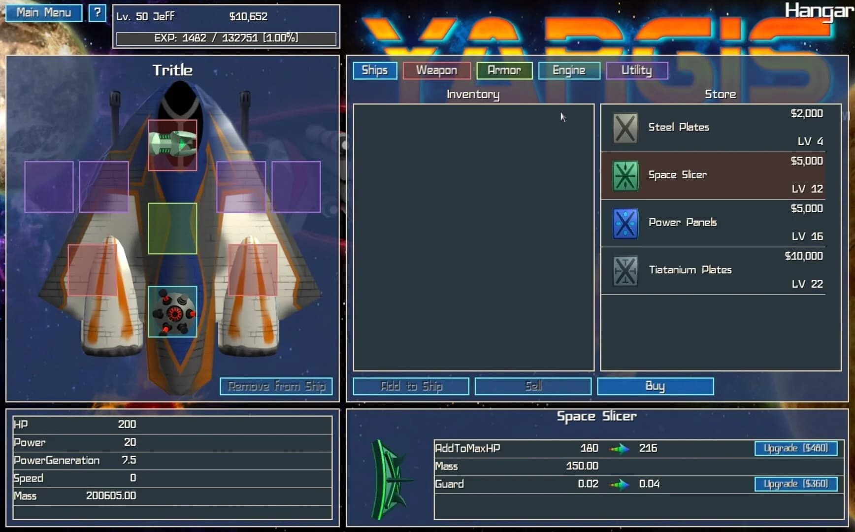 Yargis: Space Melee screenshot 1