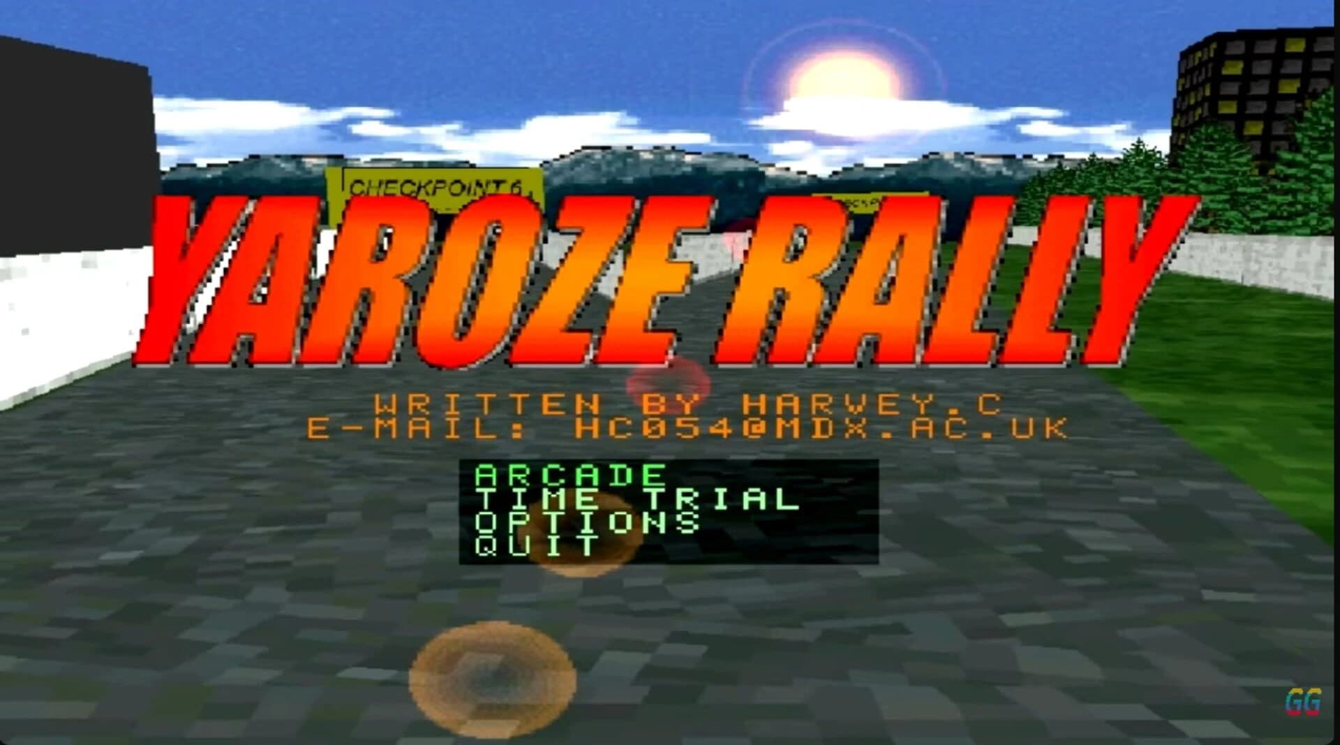 Yaroze Rally screenshot 1