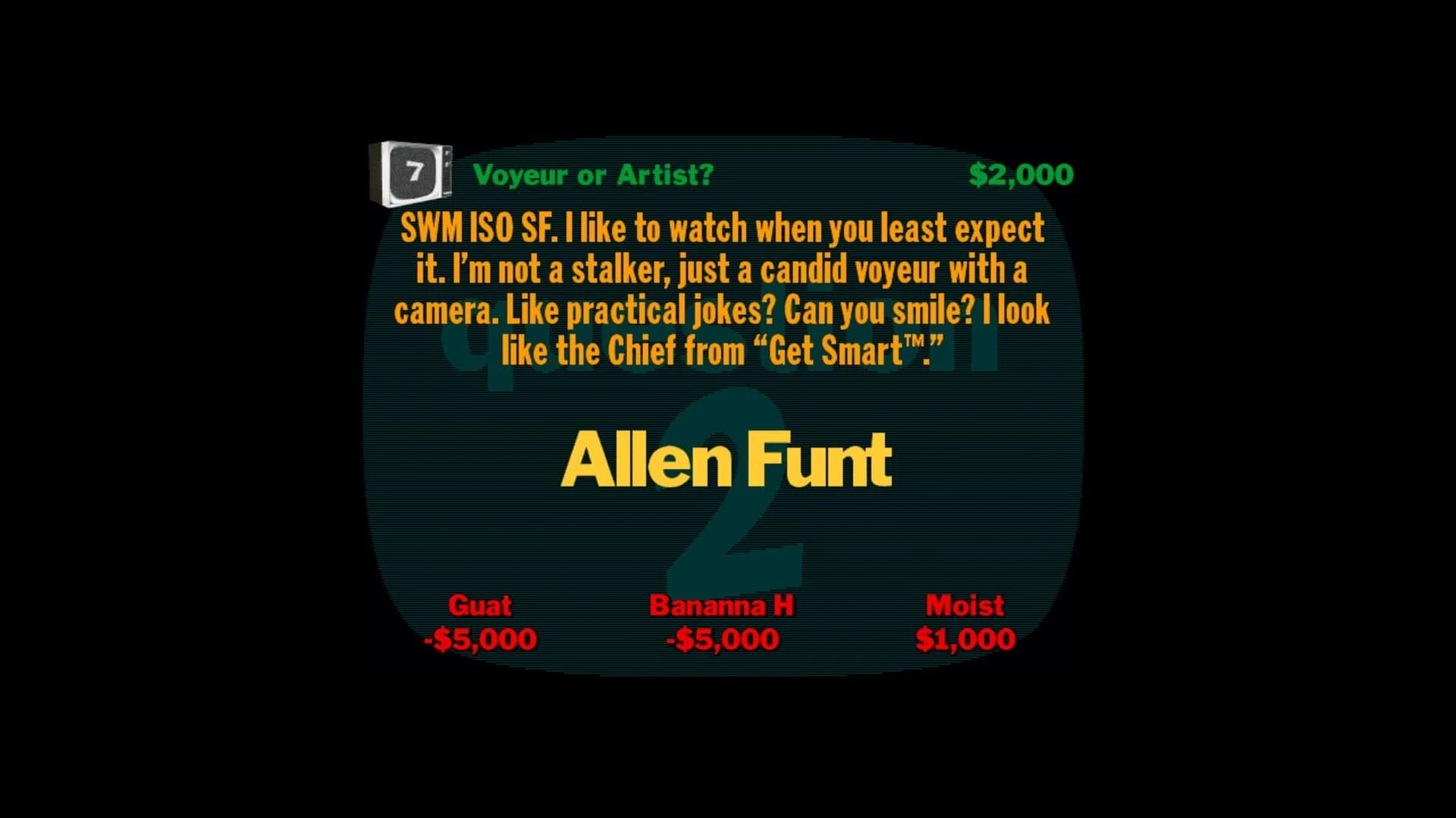 You Don't Know Jack Television screenshot 3